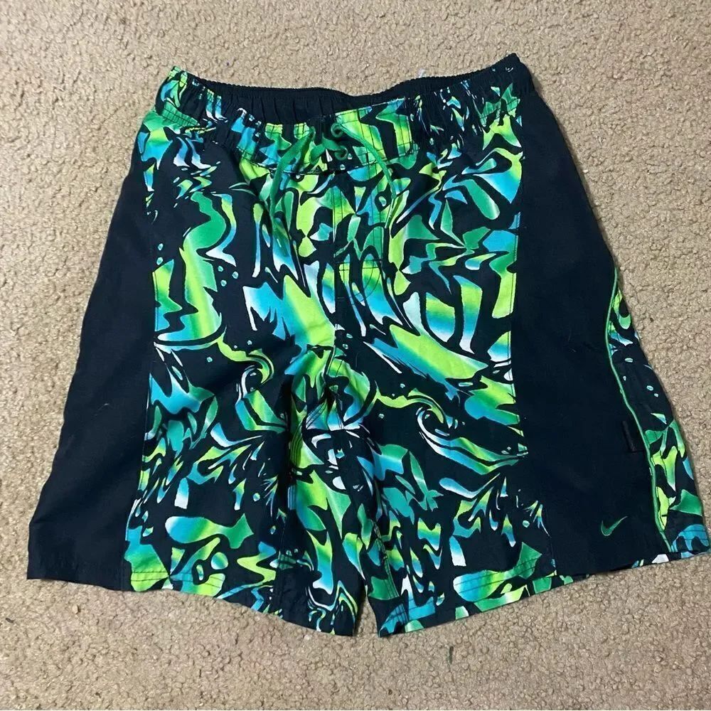 Nike Floral Swim Trunks